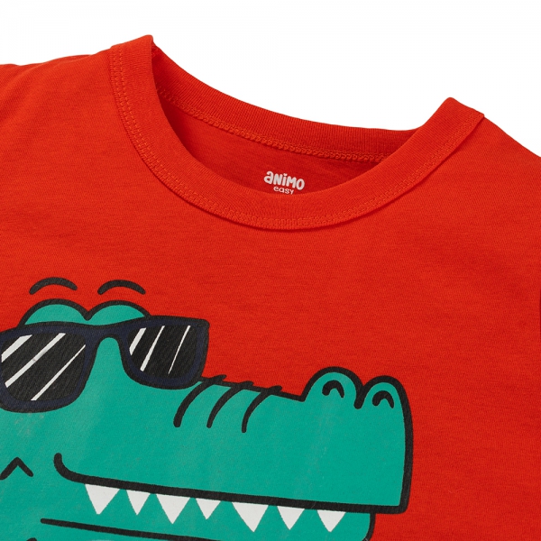 Bộ bé trai áo tay ngắn quần ngắn Animo easy (1-4Y) HN0525046
