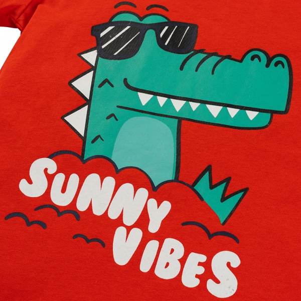 Bộ bé trai áo tay ngắn quần ngắn Animo easy (1-4Y) HN0525046