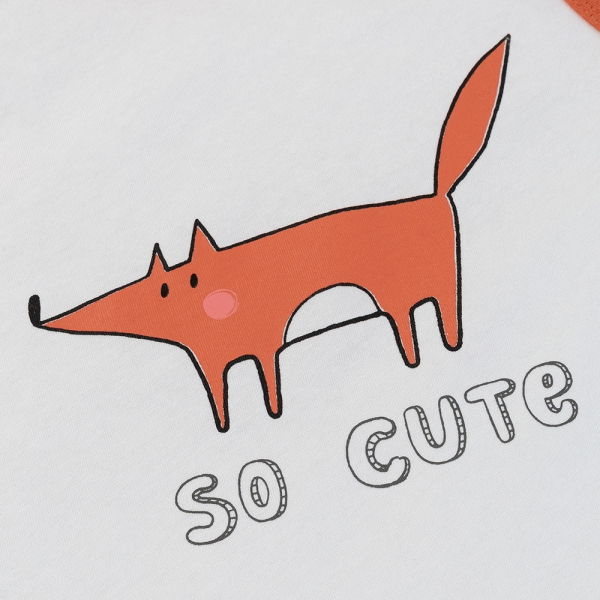 Bộ bé trai ngắn Animo Easy ST0525019 (1-4Y,Cam-trắng,TT01)