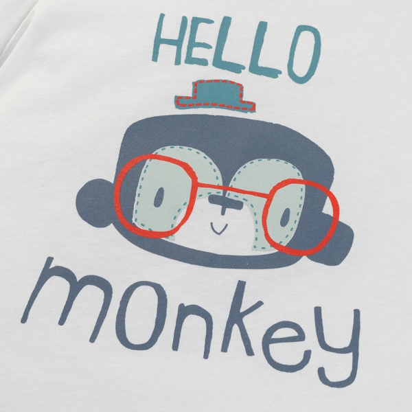 Bộ bé trai ngắn Animo Easy ST0425061 (1-4Y,Biển-trắng,TT02)