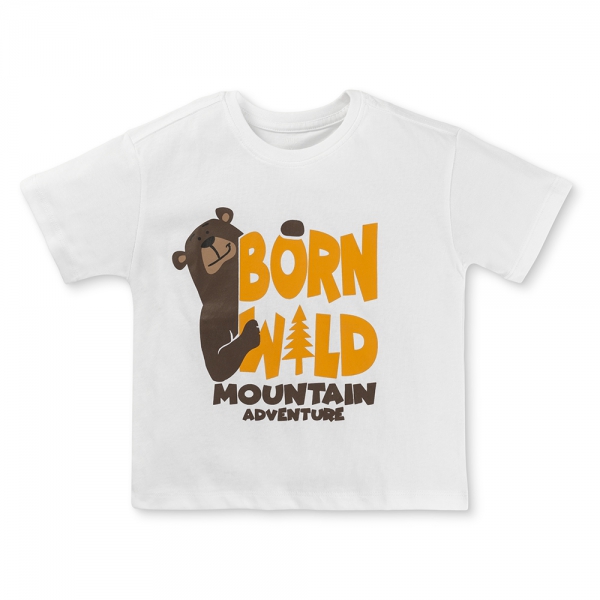 Bộ bé trai ngắn Animo HN0325059 (1-6Y,Trắng-vàng,TT02)