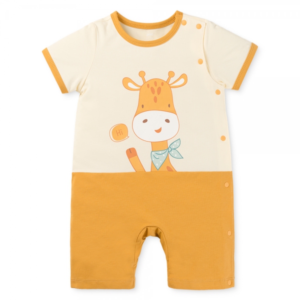 Bodysuit bé trai đùi Animo VD0525015 (0-12M,Vàng,NN02)