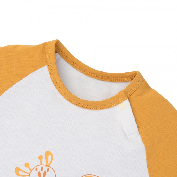 Bodysuit bé trai đùi Animo VD0525014 (0-3M,Vàng,NN02)