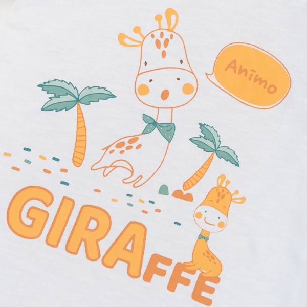 Bodysuit bé trai đùi Animo VD0525014 (0-3M,Vàng,NN02)