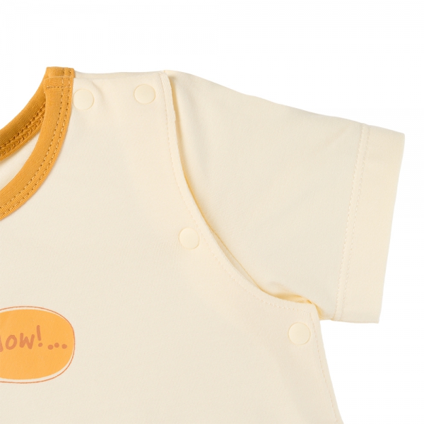 Bodysuit bé trai đùi Animo VD0525013 (0-12M,Vàng,NN02)