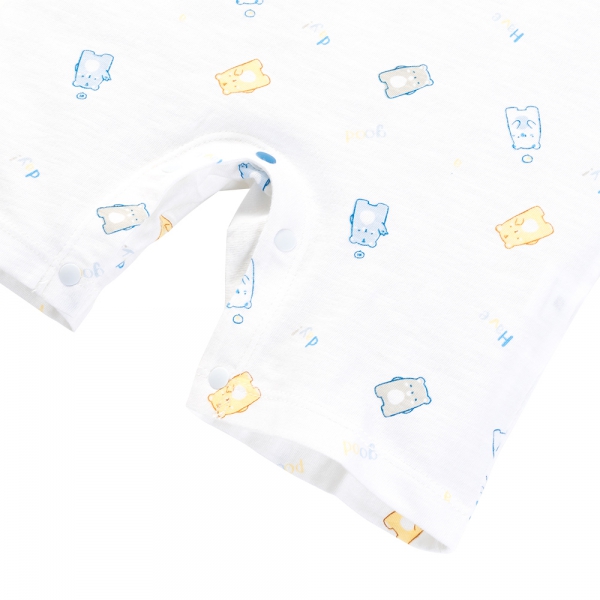 Bodysuit bé trai đùi Animo VD0525008 (0-12M,Xanh,NN03)