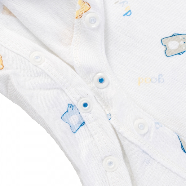 Bodysuit bé trai đùi Animo VD0525008 (0-12M,Xanh,NN03)