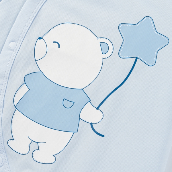 Bodysuit bé trai đùi Animo VD0525005 (0-12M,Xanh,NN02)