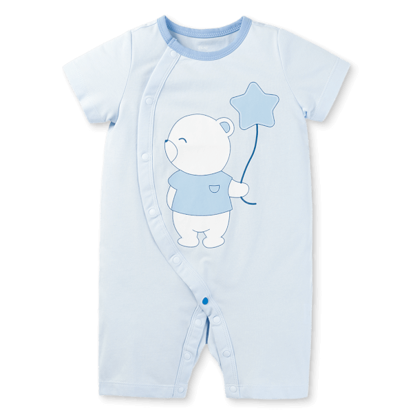 Bodysuit bé trai đùi Animo VD0525005 (0-12M,Xanh,NN02)