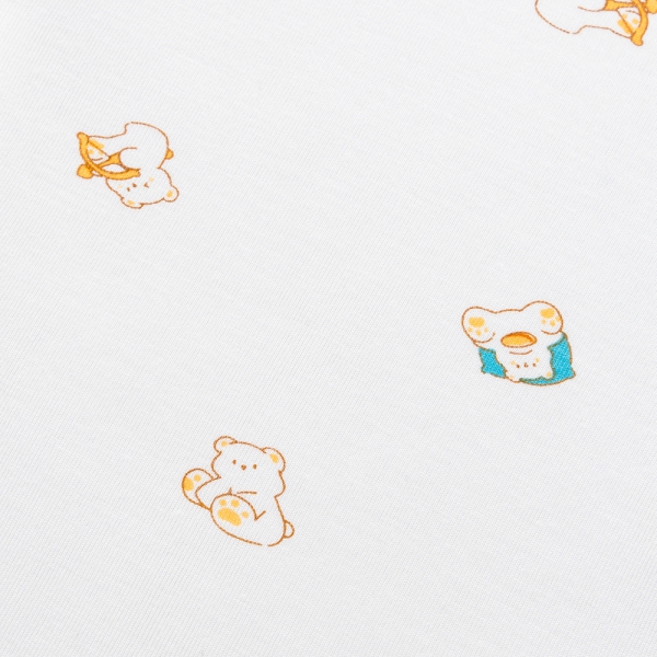 Set 2 áo sơ sinh cài chéo tay dài Animo Easy HN0125001 (NB-9M,Trắng,NN05)