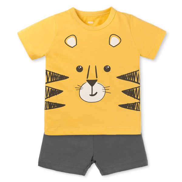 Bộ bé trai áo tay ngắn quần ngắn Animo easy (1-4Y) HN0525059