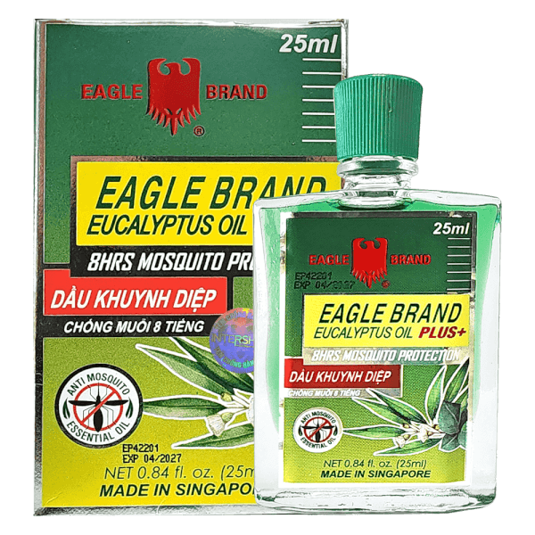 Dầu khuynh diệp Eagle Brand Eucalyptus Oil Plus+ 25ml