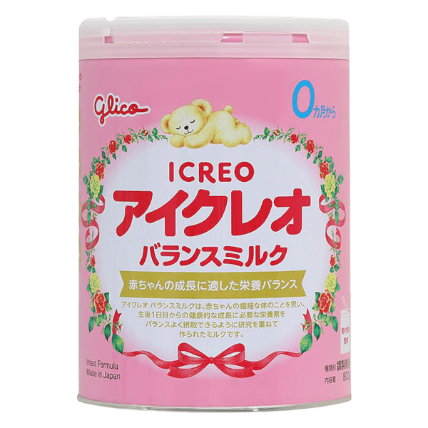 Glico Icreo Balance Milk số 0 800g (0-12 tháng)