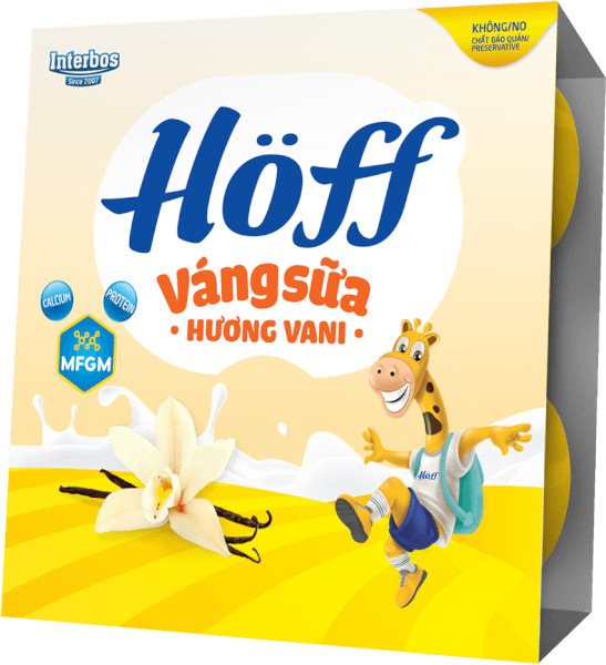 Váng sữa Hoff - Vani (Lốc 4 hủ) (Giao mẫu ngẫu nhiên)