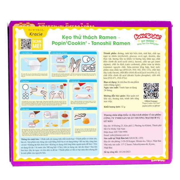 Kẹo thử thách Ramen – Popin 