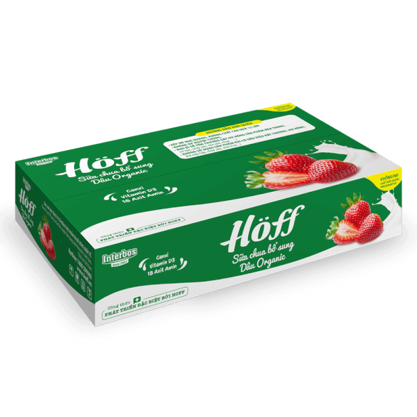 Sữa chua trái cây HӦff - Bổ sung Dâu - Organic 55gr (Giao mẫu ngẫu nhiên)