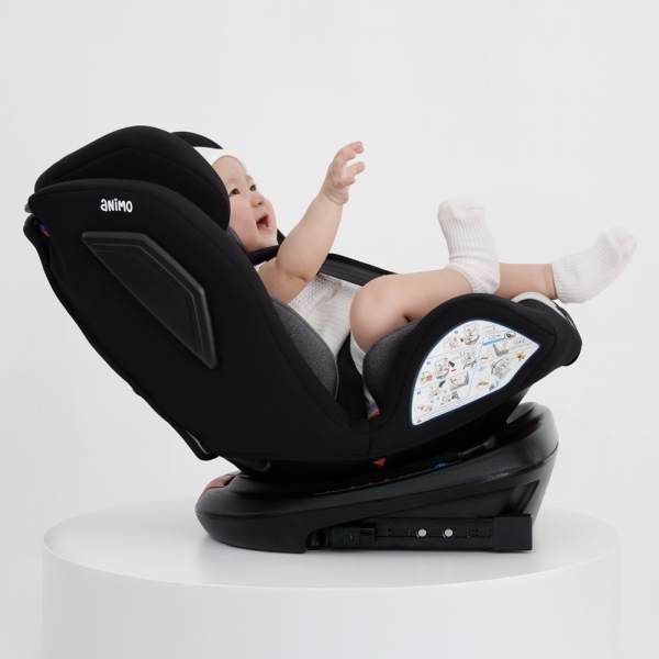 Ghế ngồi ô tô Animo OneFit Isofix 360 (0-36kg, R44, CS008, Onyx)