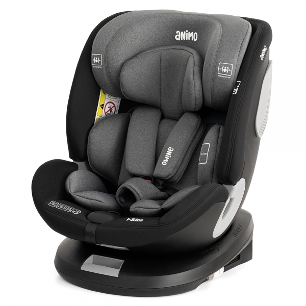 Ghế ngồi ô tô Animo Onefit Pro Isofix 360 (40-150cm, i-size, HB338, Iron Gray)