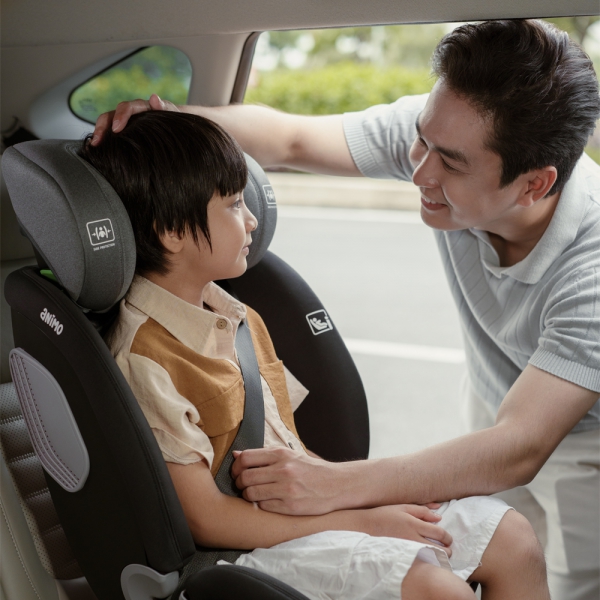 Ghế ngồi ô tô Animo Onefit Pro Isofix 360 (40-150cm, i-size, HB338, Iron Gray)