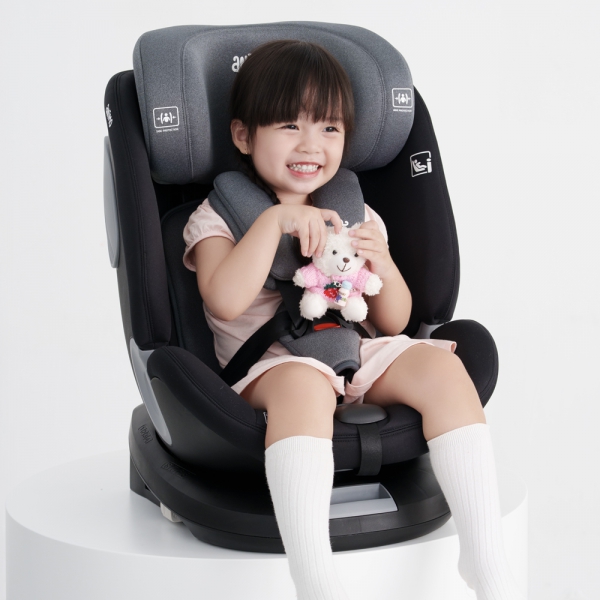 Ghế ngồi ô tô Animo Onefit Pro Isofix 360 (40-150cm, i-size, HB338, Iron Gray)