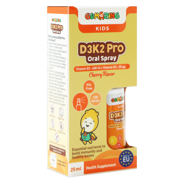 Thực phẩm bảo vệ sức khoẻ Gumazing D3K2 Pro Oral Spray 25ml