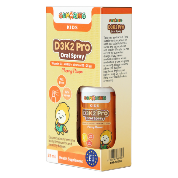 Thực phẩm bảo vệ sức khoẻ Gumazing D3K2 Pro Oral Spray 25ml