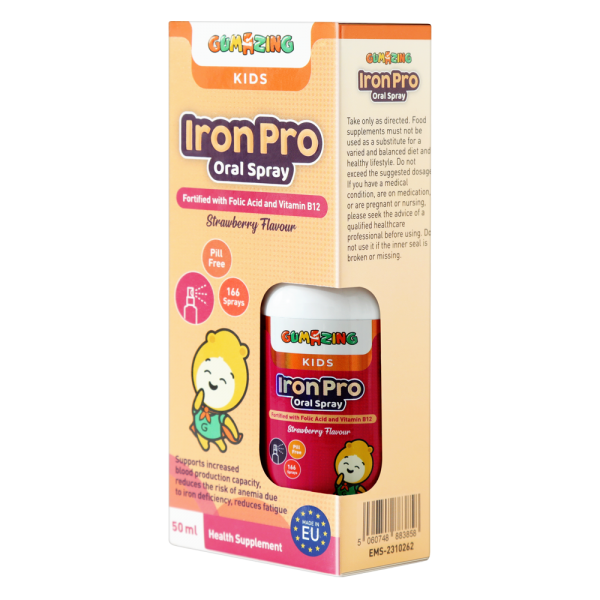 Combo 02 Thực phẩm bảo vệ sức khoẻ Gumazing Iron Pro Oral Spray 50ml