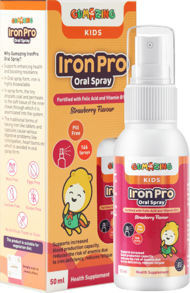 Thực phẩm bảo vệ sức khoẻ Gumazing Iron Pro Oral Spray 50ml