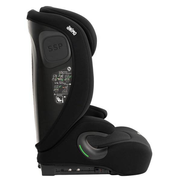 Ghế ngồi ô tô Animo Flexi Isofix (100-150cm, i-size, K55, Coal)