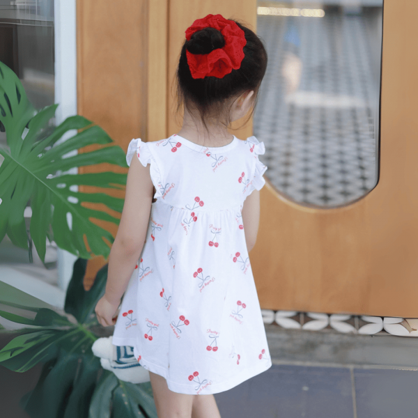 Đầm bé gái Animo Easy TX0425066 (1-4Y,Trắng,NN03)