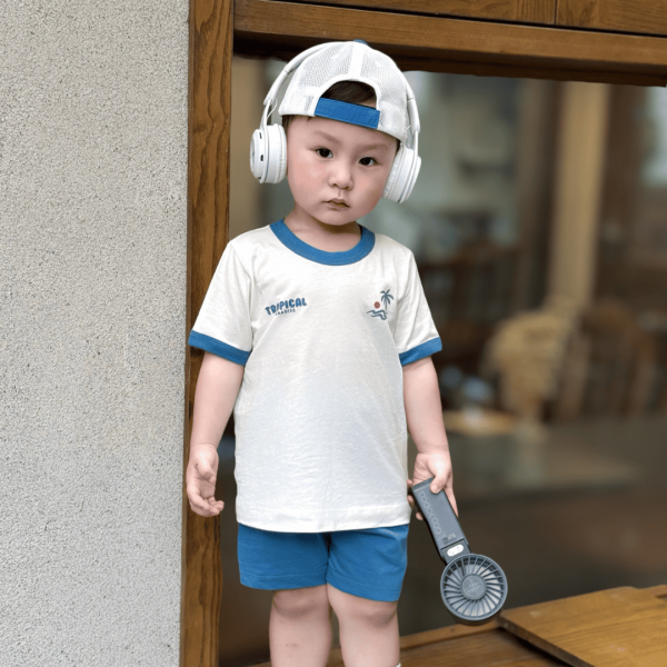 Bộ bé trai áo tay ngắn quần ngắn Animo easy (1-4Y) HN0525060