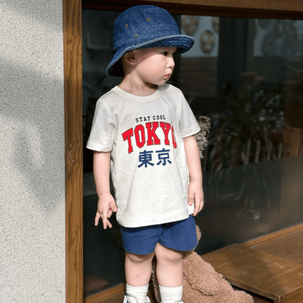 Bộ bé trai ngắn Animo Easy HN0525051 (1-4Y,Kem-dương,NN02)