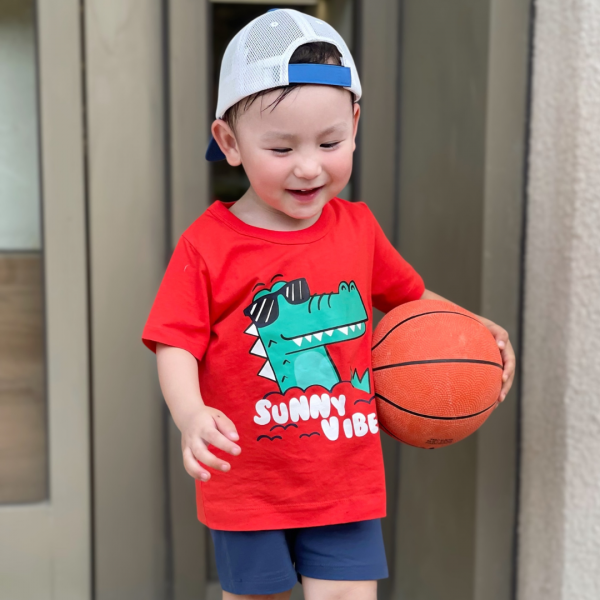 Bộ bé trai áo tay ngắn quần ngắn Animo easy (1-4Y) HN0525046