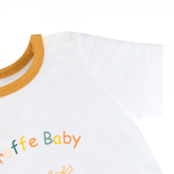 Bodysuit bé trai đùi Animo VD0525016 (0-12M,Vàng,NN02)