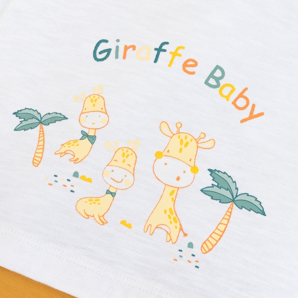 Bodysuit bé trai đùi Animo VD0525016 (0-12M,Vàng,NN02)