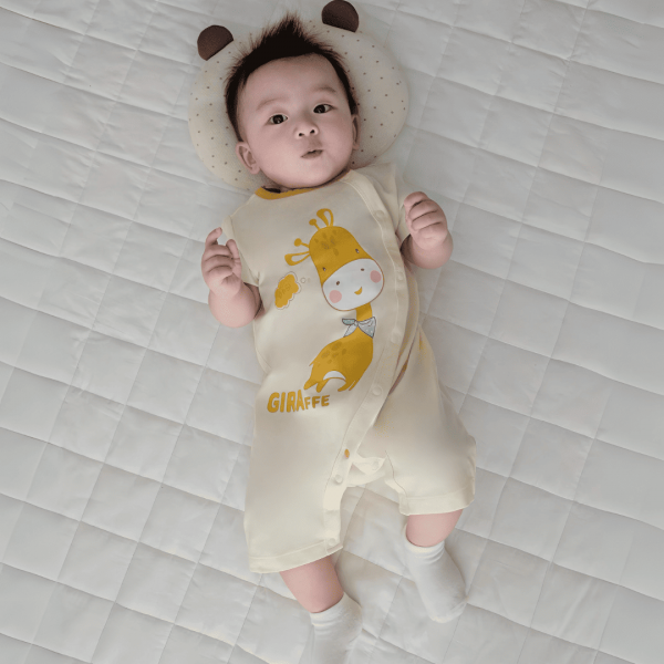 Bodysuit bé trai đùi Animo VD0525012 (0-12M,Vàng,NN02)