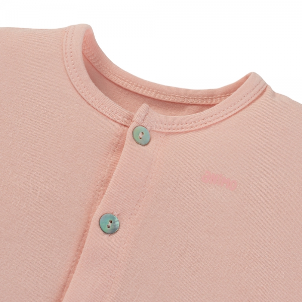 Set 2 Bộ kháng khuẩn Modal ngắn Animo BMC0525024 (0-24M,Dâu-trắng,NN06)