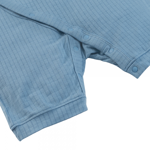 Set 2 bodysuit rayon chống muỗi đùi Animo VD0425039 (0-12M,Xanh-trắng,DD06)