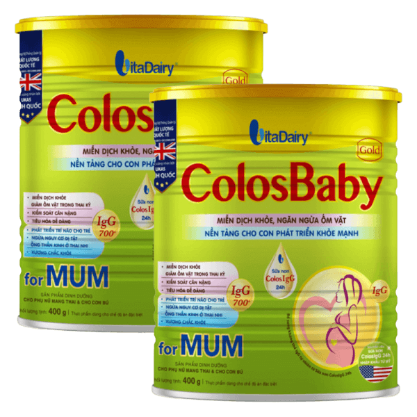 Combo 2 Sữa bầu Colosbaby Gold Mum 400g