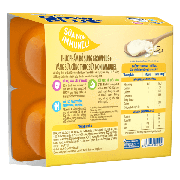 Váng sữa GrowPlus+ sữa non lốc 4 hộp