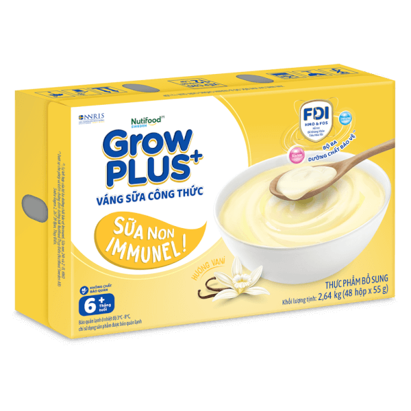 Váng sữa GrowPlus+ sữa non lốc 4 hộp