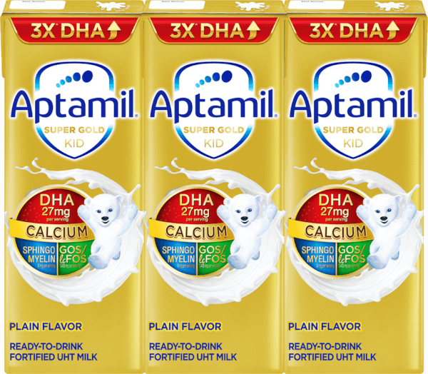 Sữa pha sẵn Aptamil Super Gold Kid 180ml (lốc 3 hộp)