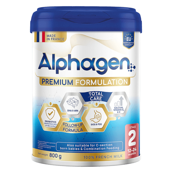 Sữa Alphagen Premium Formulation Total Care Follow-up Formula 800g (12-24 tháng)