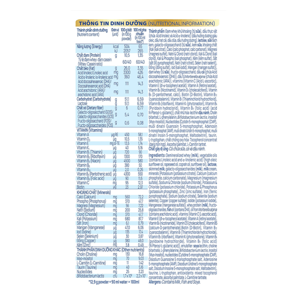 Sữa Alphagen Premium Formulation Total Care Infant Formula 400g (0-12 tháng)