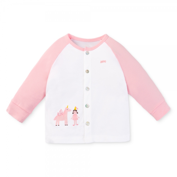 Set 2 Bộ kháng khuẩn Modal dài Animo BMC0525026 (0-24M,Phấn-trắng,NN06)