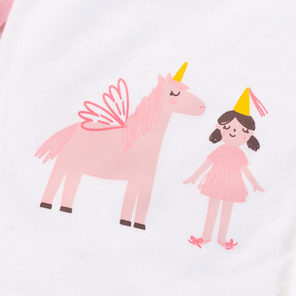 Set 2 Bộ kháng khuẩn Modal dài Animo BMC0525026 (0-24M,Phấn-trắng,NN06)