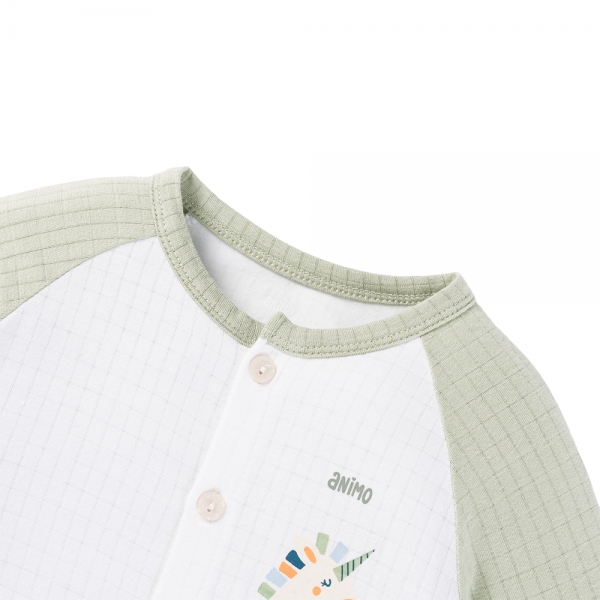 Set 2 bộ rayon chống muỗi dài Animo VD0525017 (0-24M,Lá-trắng,DD06)