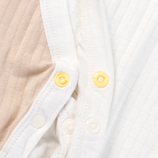 Set 2 bodysuit rayon chống muỗi dài Animo VD0425040 (0-12M,Kem-trắng,NN06)