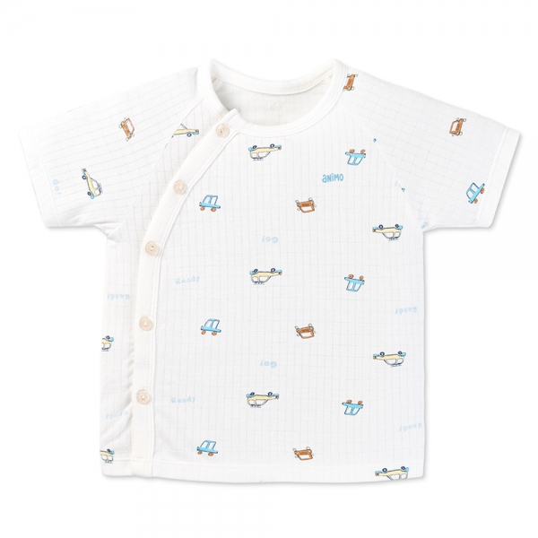 Set 2 bộ rayon chống muỗi ngắn Animo VD0425032 (0-24M,Biển-trắng,NN06)