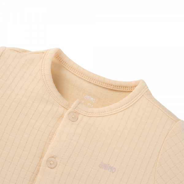 Set 2 bộ rayon chống muỗi ngắn Animo VD0425031 (0-24M,Kem-trắng,NN06)